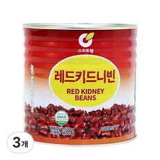 푸드올마켓_ 스위트웰 레드키드니빈 2.5kg /강낭콩, 3개