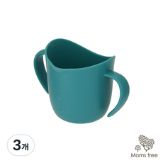 맘스트리 베이비 트레이닝 양손컵, 그린, 3개, 120ml