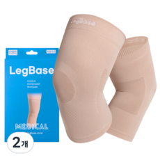 레그베이스 의료용 무릎보호대 베이지색, 2개