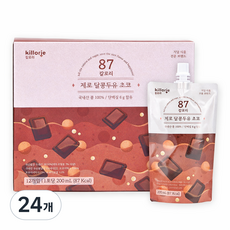 킬로리 제로 달콩 단백질 두유 초코맛, 200ml, 24개