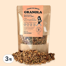 [땡큐뚜루]_현미 그래놀라 수제 그래놀라, 3개, 200g