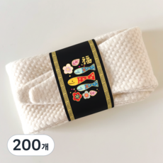 잇츠K 감성 포장띠 / 띠종이 / 띠지, 200개, (먹물 복 민화)