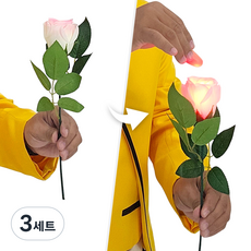 JL매직 [KC인증] 불빛 장미꽃 마술 불빛장미 (딜라이트 포함) 3분 만에 마술사로 변신, 3세트