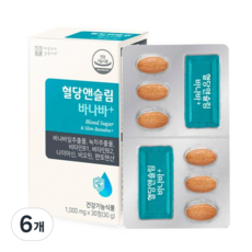 [1개월분]애플트리김약사네 혈당앤슬림 바나바+ 혈당다이어트, 30정, 6개