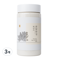 비이츠 청정 한천가루 분말, 3개, 200g