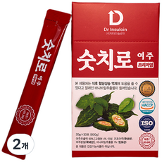 숫치로여주프리미엄 바나바잎추출물 기능성표시식품 무농약여주즙 -국내최대고함량~간편스틱형 (총), 2개, 600ml