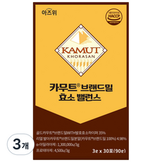 카무트 효소 식약청 HACCP 인증 캐나다 정품 30포, 3개, 90g
