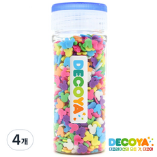데코야 미니마우스 스프링클 간편용기 (스프링클/제과제빵/데코), 4개, 70g
