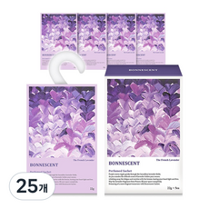 보네센트 샤쉐 옷장 방향제 더프렌치라벤더, 22g, 25개