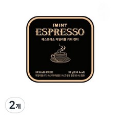 아이민트 에스프레소 자일리톨 커피캔디, 32g, 2개