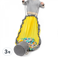 레고정리함 장난감 정리 바구니, 회색, 3개