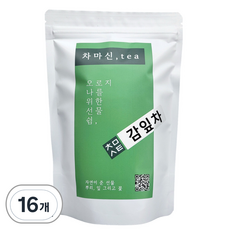 차마신티 국산 감잎차 삼각티백, 1g, 16개, 50개입