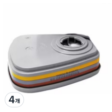 3M 6003K 정화통, 단일, 4개