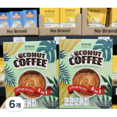 노브랜드 코코넛 커피, 6개, 15개입, 18g