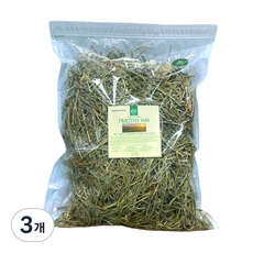 스몰펫셀렉트 - 프리미엄 토끼사료 티모시 건초 2번초 지퍼백, 3개, 500g