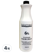 바이오메드 염색 탈색전용 산화제, 4개, 1000ml