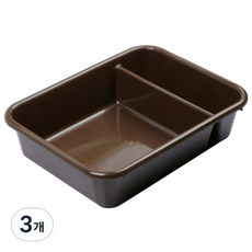 마더쿡 PC 식기 수거함 그릇 수거용 박스 업소용 식당 퇴식대 정리함, 3개