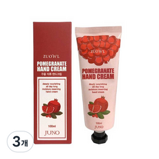 주올 석류핸드크림 촉촉한 고보습 석류향 핸드로션, 3개, 100ml