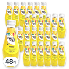 쿠스 바질시드 드링크 망고향, 290ml, 48개