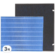 대한우리필터 삼성 공기청정기 필터 CFX-F100D 벽걸이형 호환용, 3개, 헤파+탈취 필터