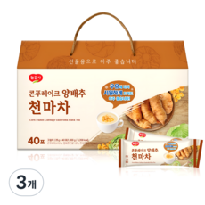 광야식품 콘푸레이크 양배추 천마차, 3개, 40개입, 25g