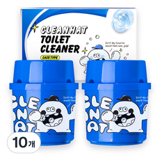 클린햇 물때 탈취에 강한 자동 변기 세정제, 10개, 200g