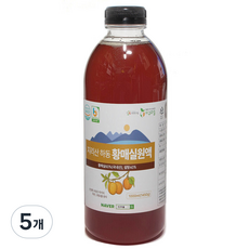 4년 숙성 지리산 하동 황매실청 매실원액, 1L, 5개