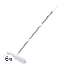 필굿리빙 2 in 1 롱 바닥솔, 6개, 화이트