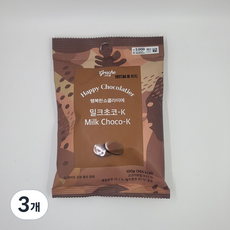 행복한 쇼콜라띠에 밀크초코, 100g, 3개