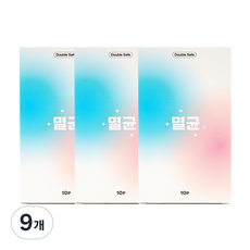 더블세이프 초박형 멸균콘돔 10P, 9개, 10개입