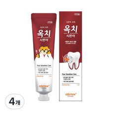 오스템 옥치 시린이 전용 미니치약 고함량 치료 예방 보호 인산삼칼슘 19% 함유, 4개, 40g