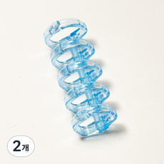 플라스틱스프링 5공 바인더 스프링 셀프 제본 펀칭 펀치 원형 펀칭기, 2개, 스카이블루 30개