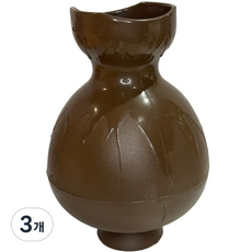 스트레스컷 고함항아리 보컬 발성 노래연습 방음마이크 샤우팅, 3개, 황토