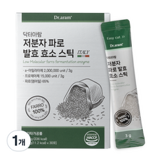 닥터아람 저분자 파로 발효 효소 스틱, 90g, 1개