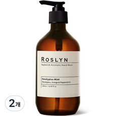로즐린 아로마틱 핸드워시 유칼립투스민트 500ml, 2개