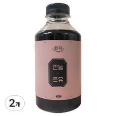 세계요리대회 금상 셰프가 만든 만능쯔유 500ml 식품회사위로, 2개