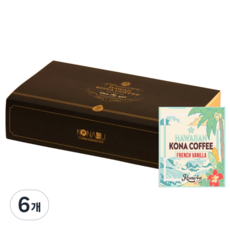 코나포유 하와이 코나 핸드드립 프렌치 바닐라 드립백커피 티백 드립커피, 6개, 12개입, 9g