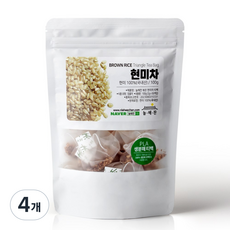 늘해찬 볶은 국산 현미차 티백 전통차 허브차 삼각티백 대용량, 4개, 50개입, 2g