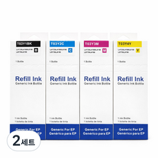 잉크아울렛 엡손 T03Y 호환잉크 L4150 L4160 L6160 L6170 L6190 L6191 T03Y세트, 2세트, 티03와이 4색 재생세트