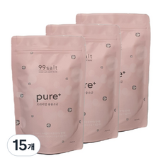 [구구솔트] 미세플라스틱 걱정없는 천연 용융소금 조리용, 250g, 15개