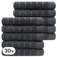 다주타올 30수 데일리 수건 105g, 딥그레이, 30개