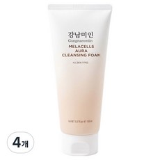 강남미인 멜라셀즈 아우라 클렌징 폼, 4개, 150ml