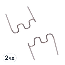 플라스틱 용접기 스테이플러 보수 복원 수리 PVC 기계 인두기 핀 범퍼용접, 500개, 2세트, 0.8mm