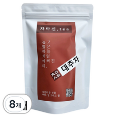 차마신티 대추차 티백 몸을 따뜻하게 건강 차, 8개, 1.2g, 50개입