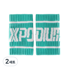 엑스포디움 손목아대 / 스웻밴드 (한쌍) 포디움 크로스핏, 민트, 2세트