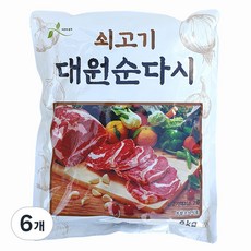 대원 순다시 쇠고기다시 2kg, 6개