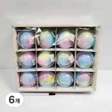 아이스크림 왁뿌볼 힐링왁스말랑이 왁스뿌시기 말랑이 스트레스볼 ASMR SNS 대란템, 6개, 60g, 솜사탕