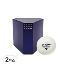 엑시옴 탁구공 ABS 브라보 시합구 ITTF 인증 (구형), 2박스