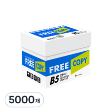 프리카피 B5 복사용지 75g, 5000개 5000개