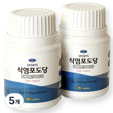 스포츠 식염포도당 에너지플러스 100정, 5개